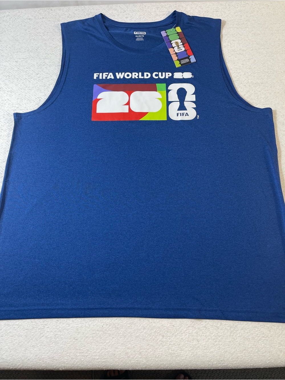 FIFA World Cup 2026 Blue Tank Top Size XXL. SKU#0321. New.